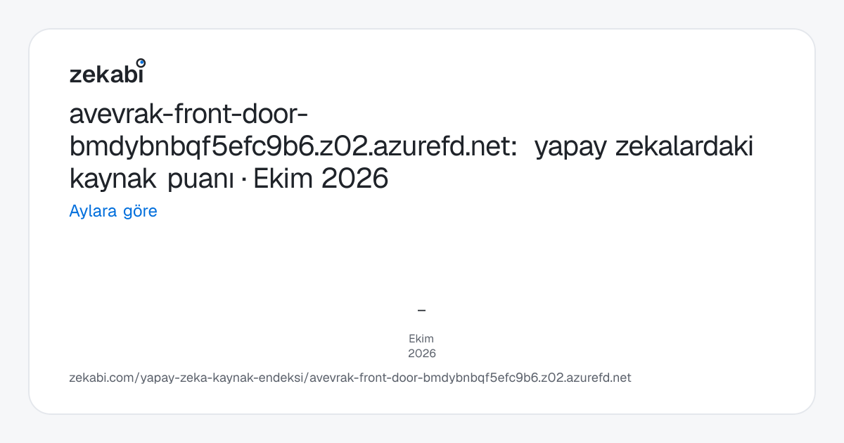 avevrak-front-door-bmdybnbqf5efc9b6.z02.azurefd.net · Aylara göre