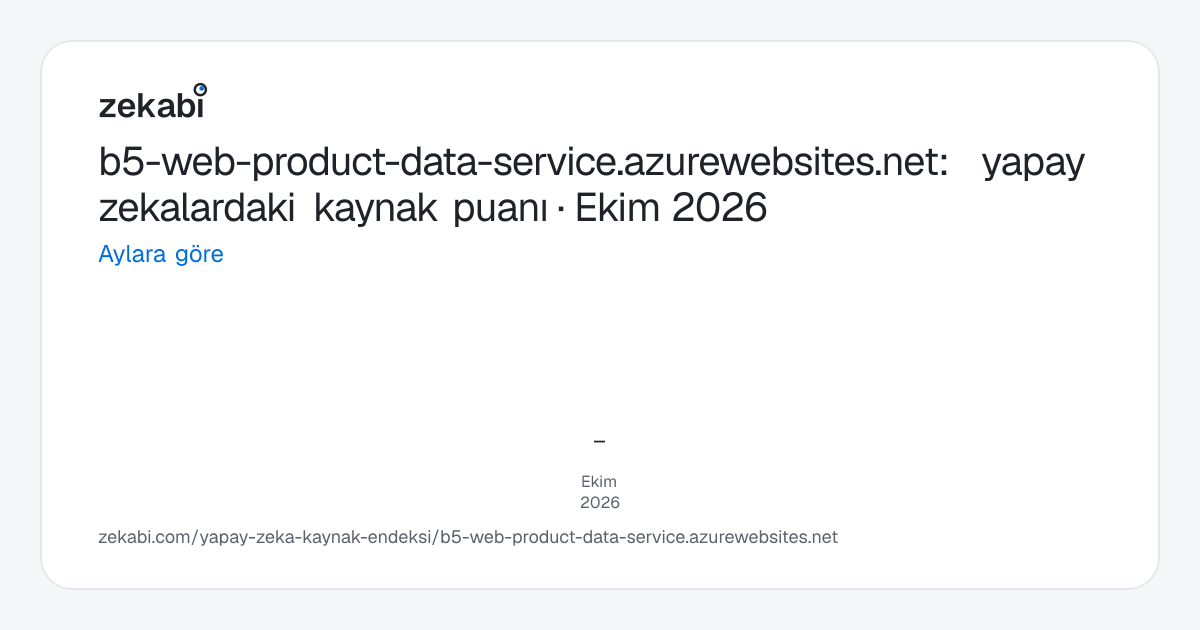 b5-web-product-data-service.azurewebsites.net · Aylara göre