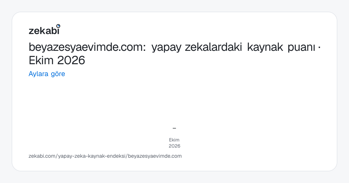 beyazesyaevimde.com · Aylara göre