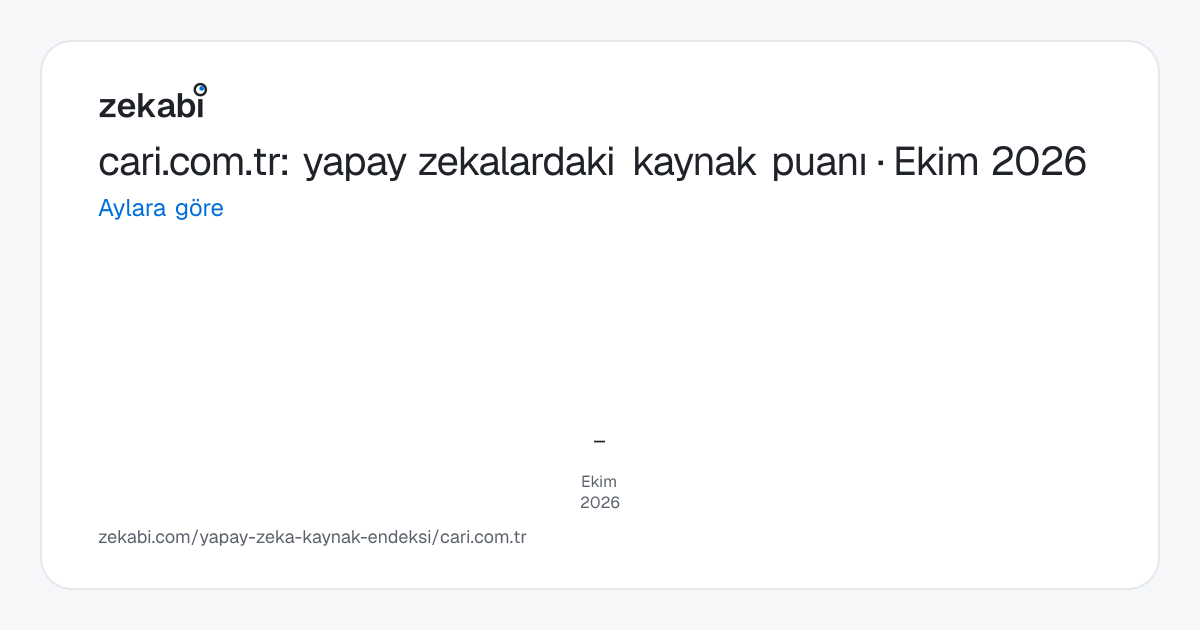 cari.com.tr · Aylara göre