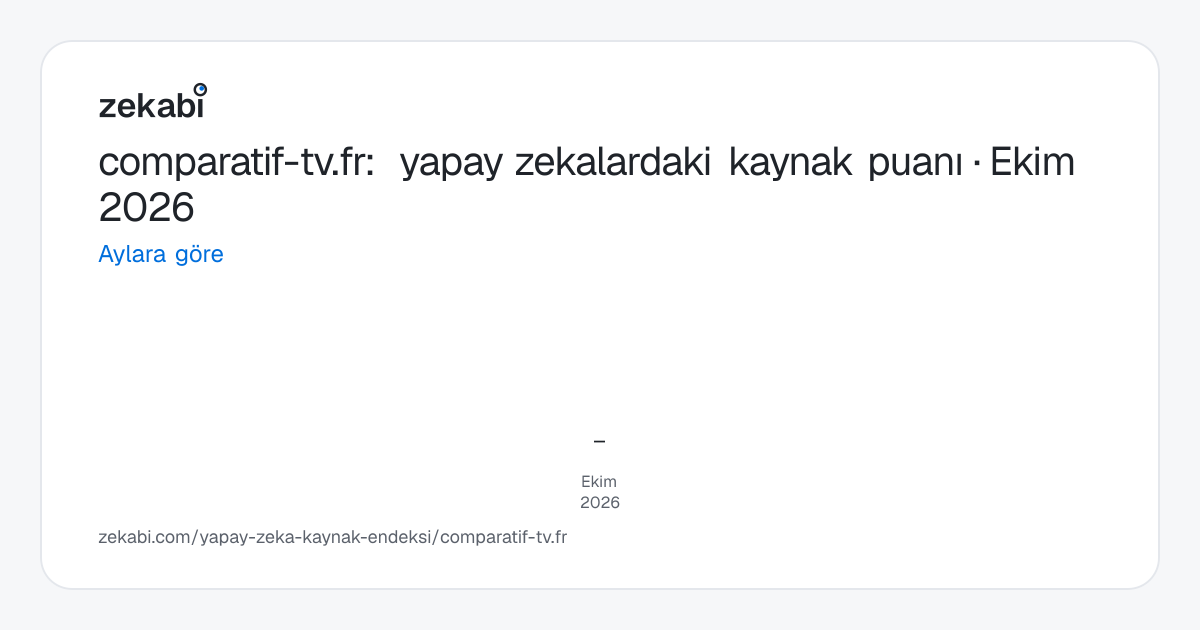 comparatif-tv.fr · Aylara göre