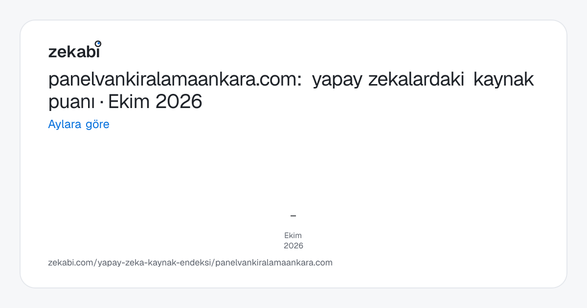 panelvankiralamaankara.com · Aylara göre