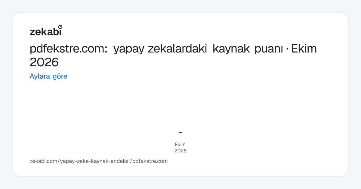pdfekstre.com · Aylara göre