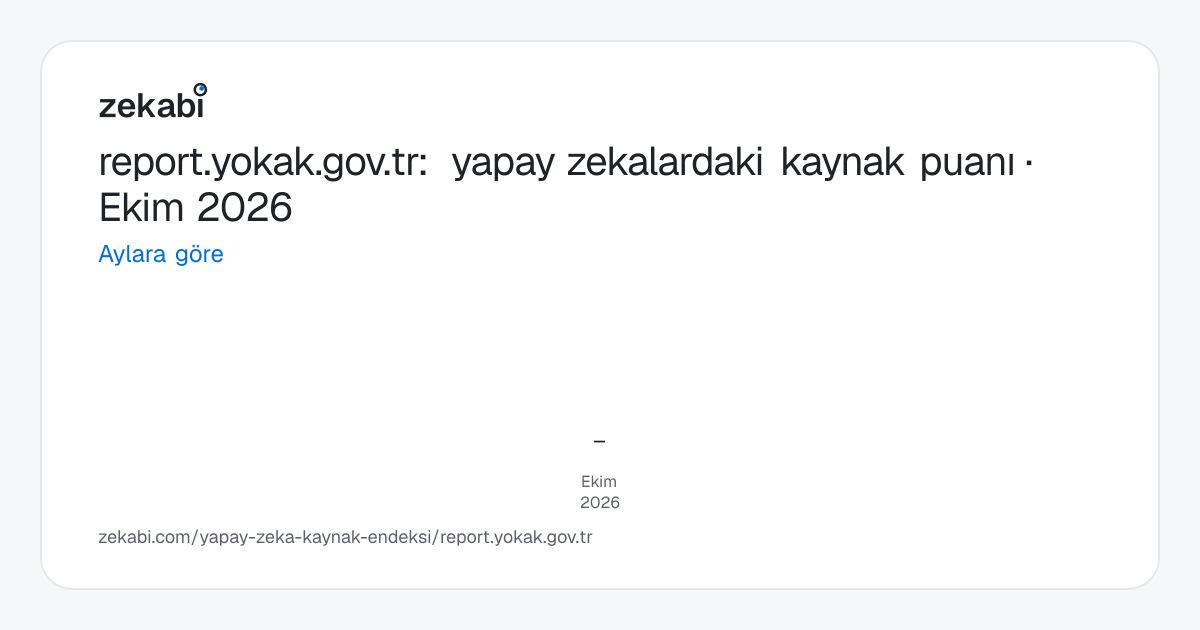report.yokak.gov.tr · Aylara göre