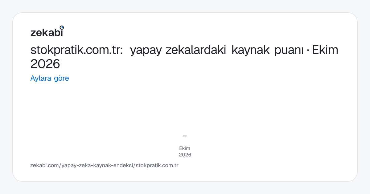 stokpratik.com.tr · Aylara göre