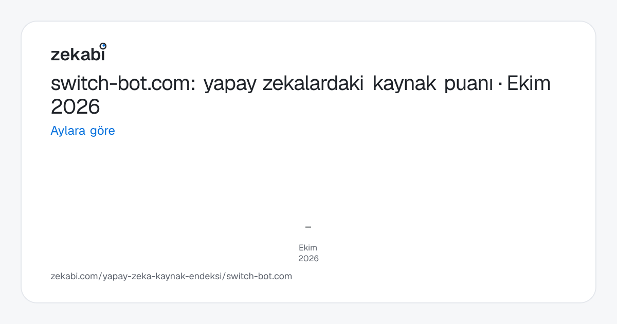 switch-bot.com · Aylara göre