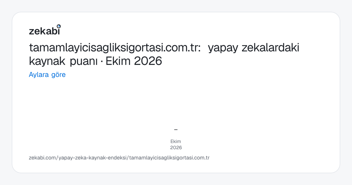 tamamlayicisagliksigortasi.com.tr · Aylara göre