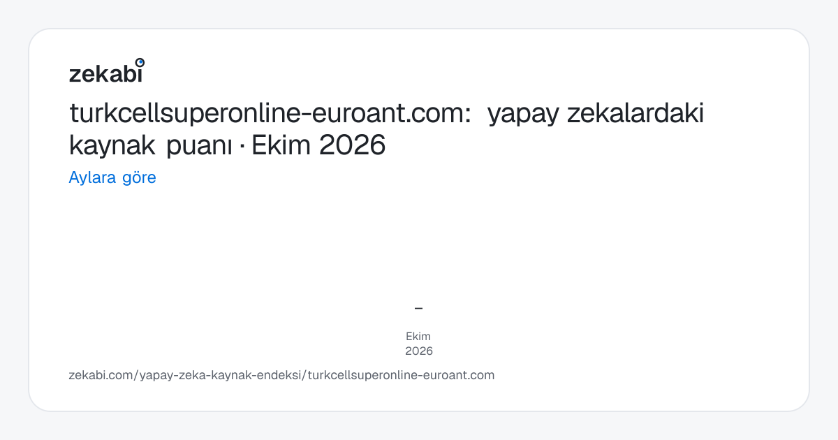 turkcellsuperonline-euroant.com · Aylara göre