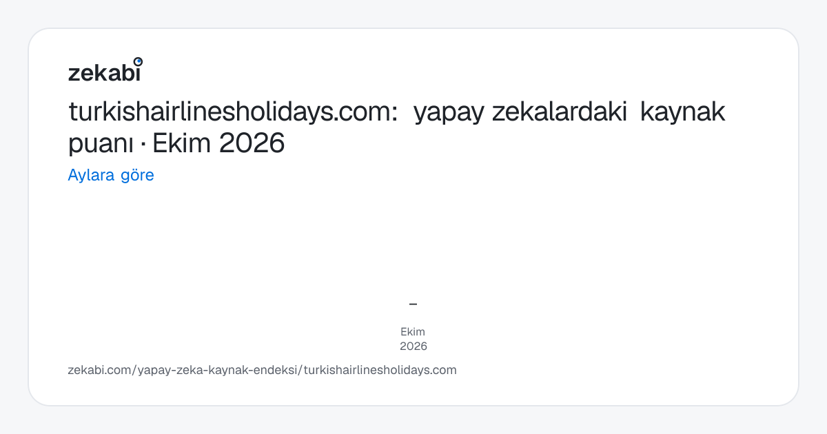 turkishairlinesholidays.com · Aylara göre
