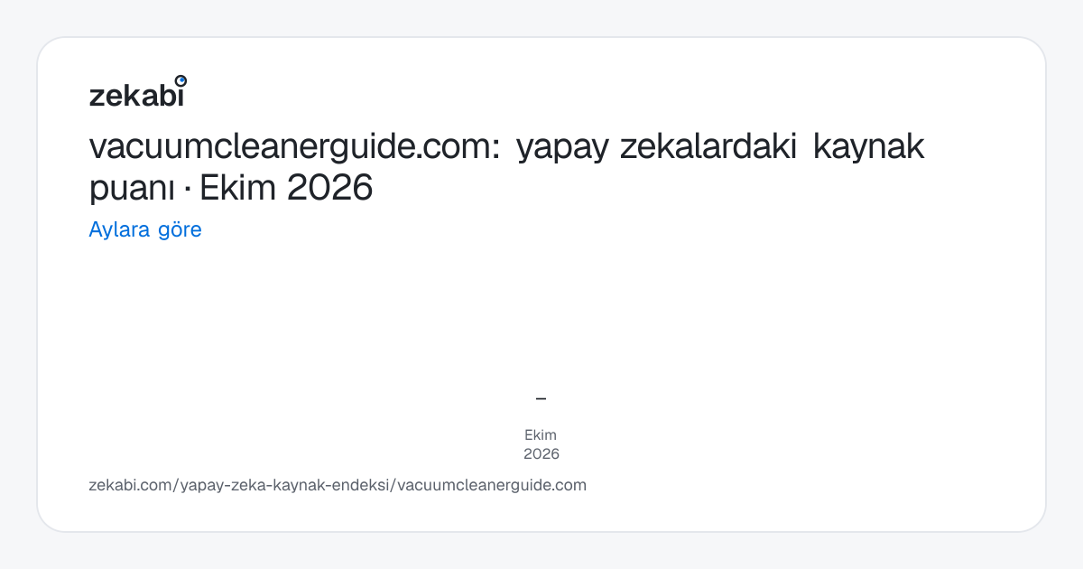 vacuumcleanerguide.com · Aylara göre