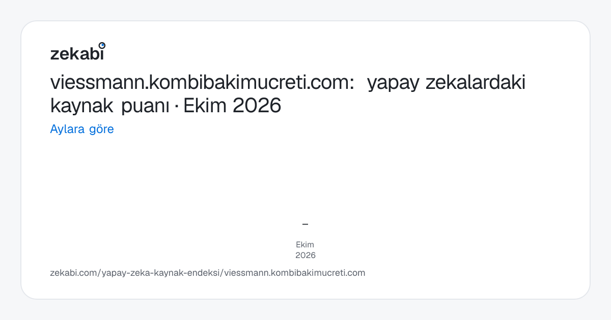 viessmann.kombibakimucreti.com · Aylara göre